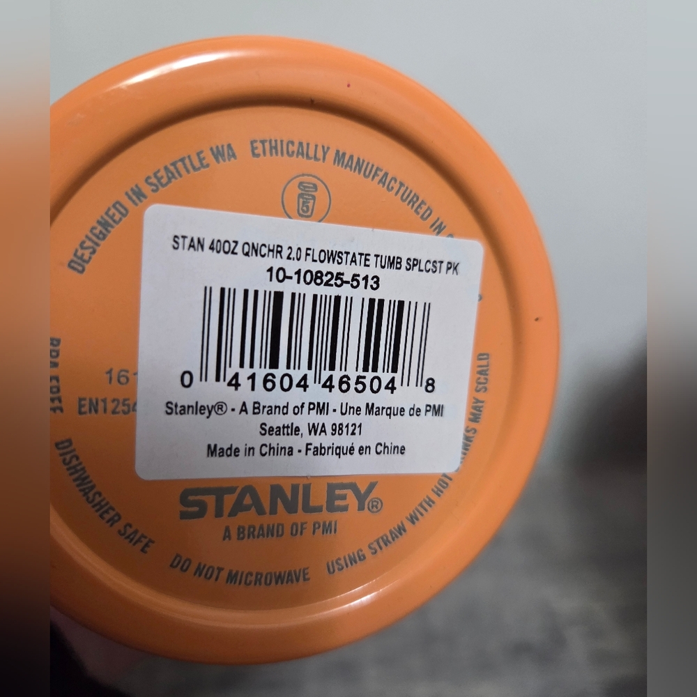NEW Stanley Pink and Orange 40 oz Tumbler - Picture 4 of 5